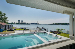 Weymouth Waterfront Getaway with Hot Tub and Pool!